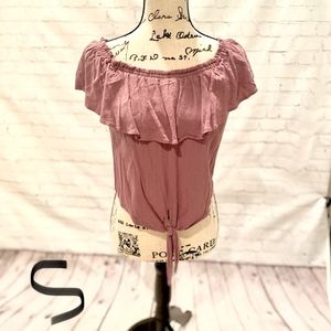 Off-the-shoulder blouse